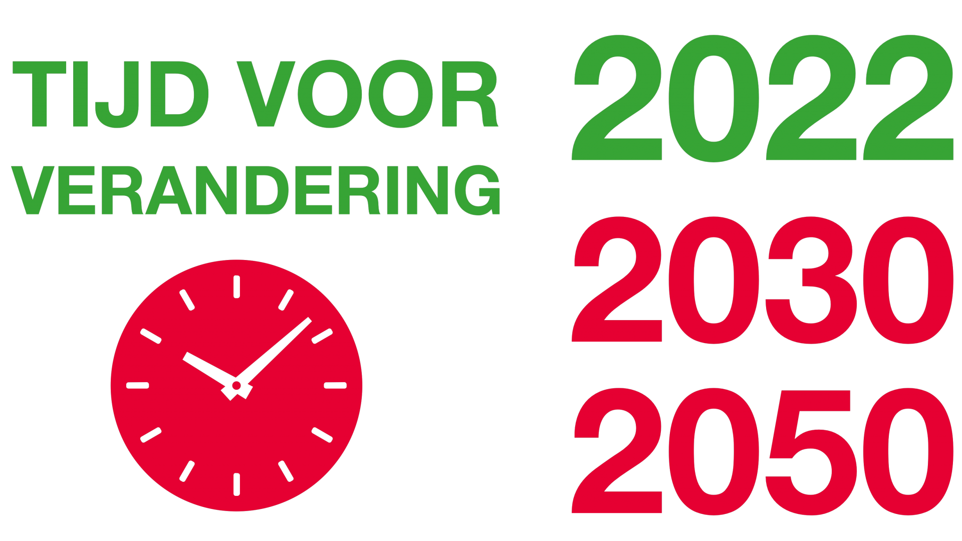 Tijd voor verandering